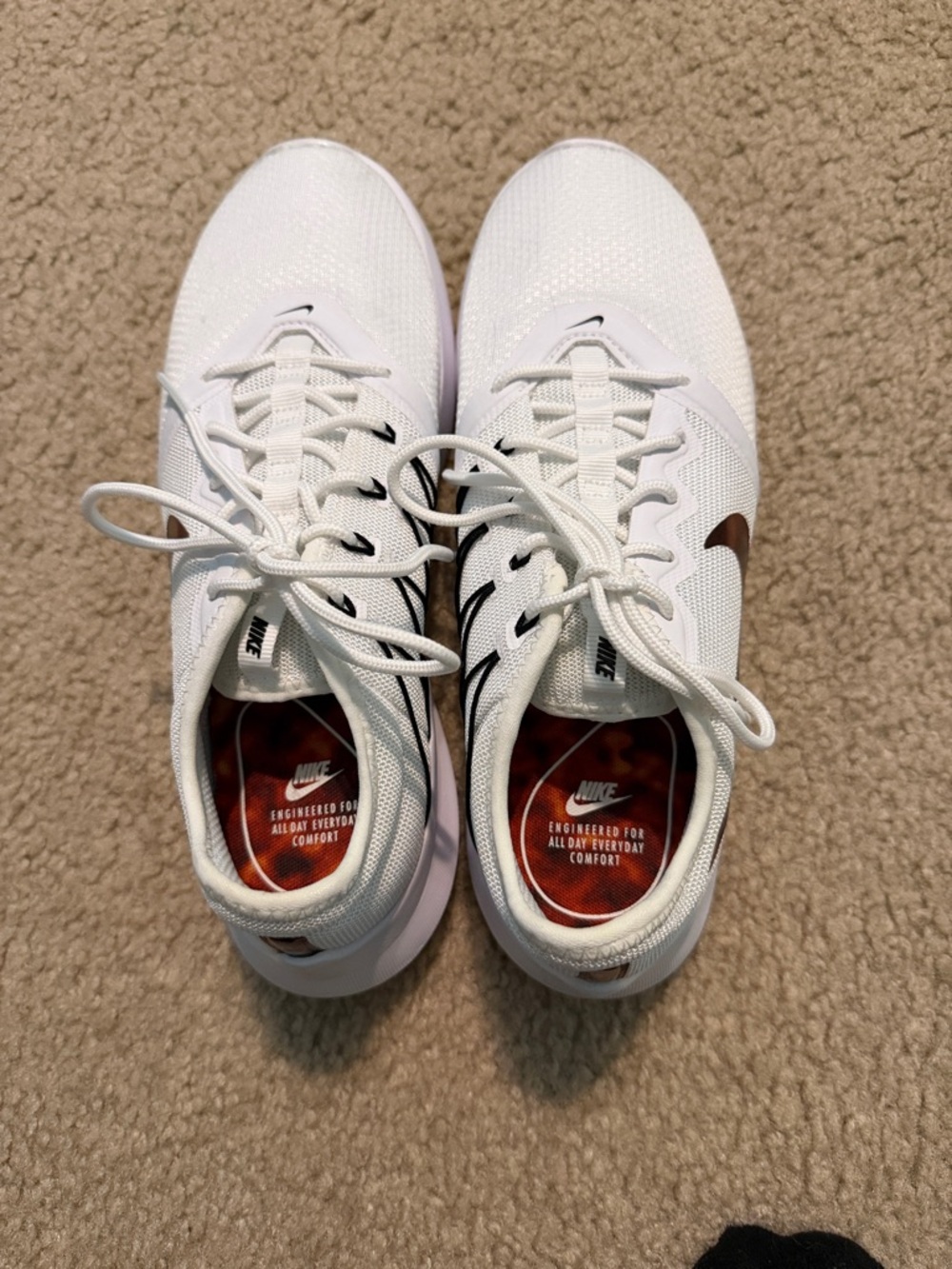 Nike White Running Shoes